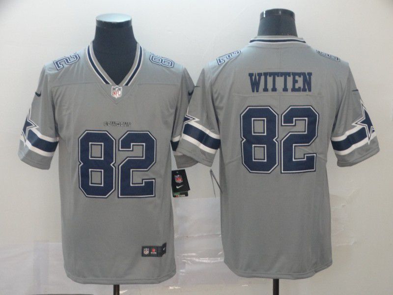 Men Dallas cowboys #82 Witten Grey Nike Vapor Untouchable Limited Player NFL Jerseys